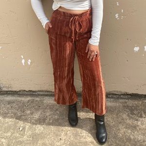 Rusted Velvet Pants